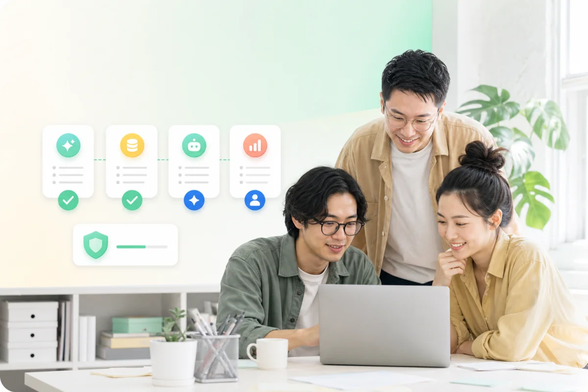 Small team adopting a controlled AI workflow